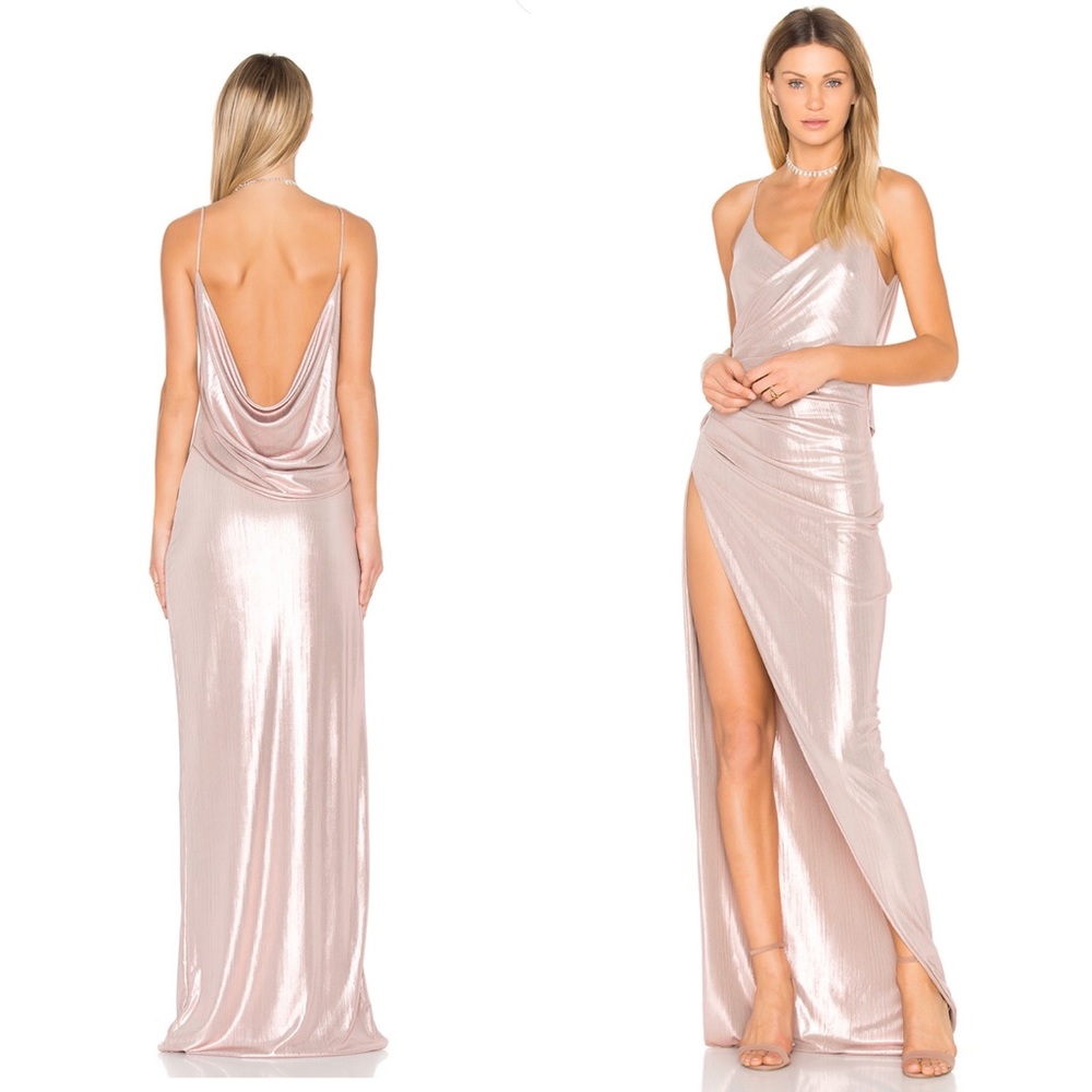 Gemelie Power,  Kotahi II Gown in Rose Gold Luna